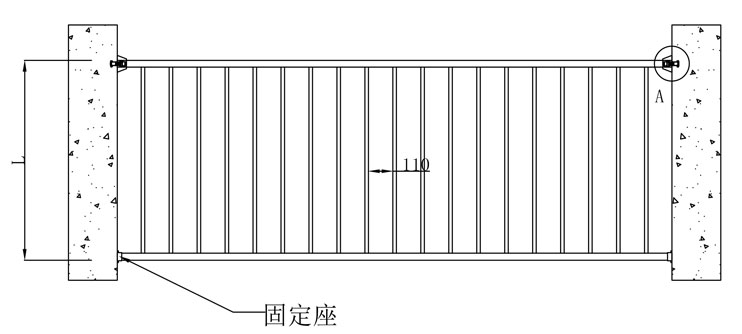 護(hù)窗欄桿分解圖